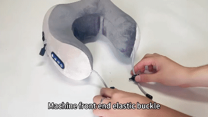 Cojin De Masaje Cervical Para Viajes con Calefacción 3D