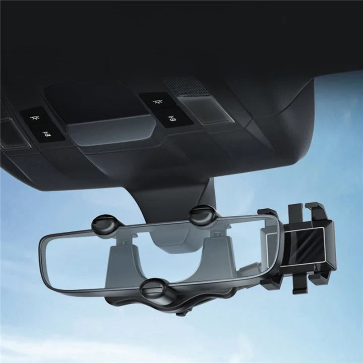 Soporte Celular Auto Porta Espejo Retrovisor Girar 360 Grado