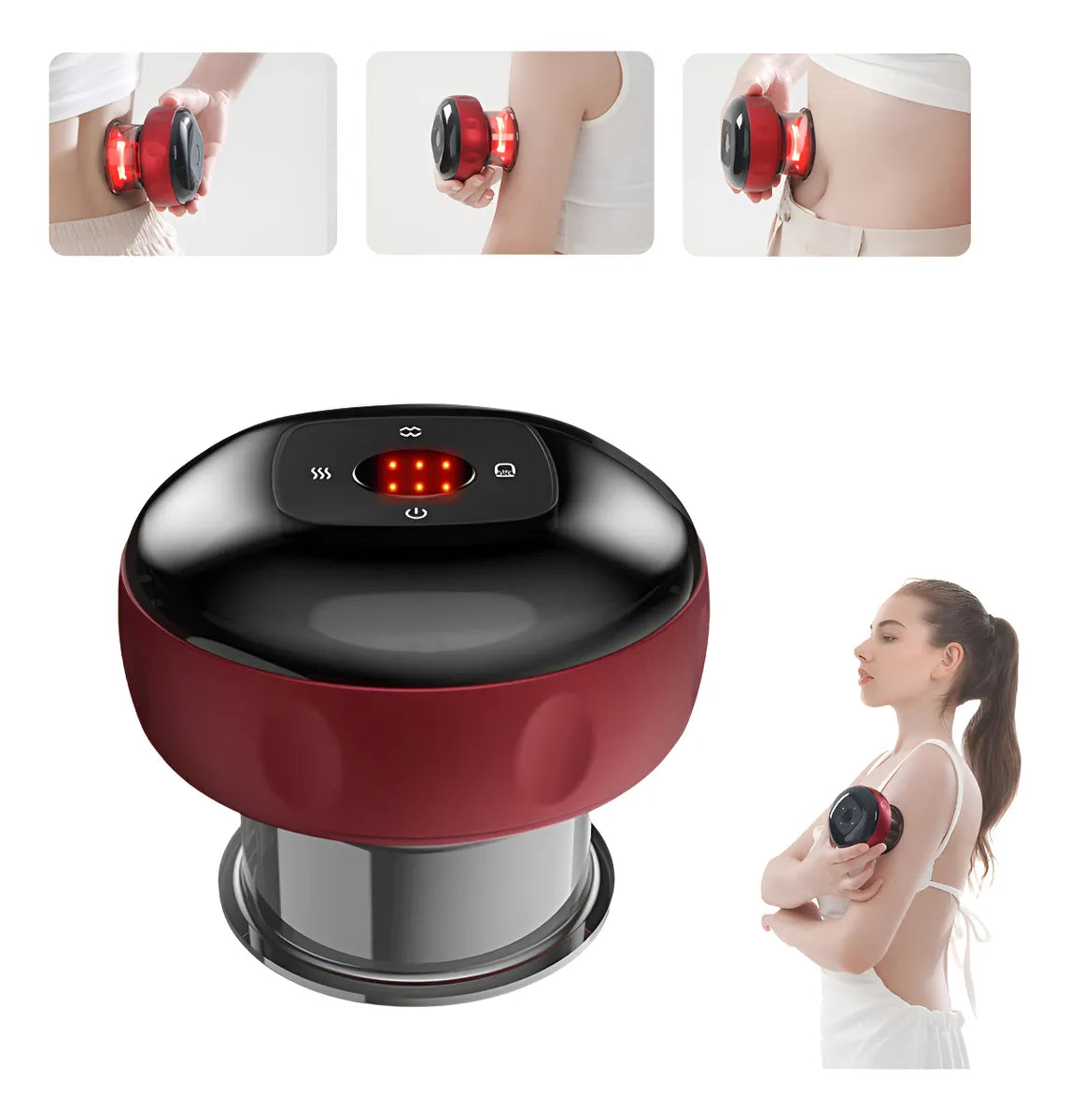 Ventosa Eléctrica Con Masaje Para Terapia Corporal Y Alivio