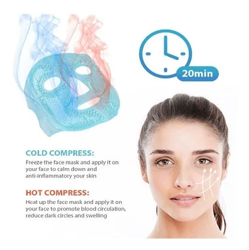 Máscara Facial Bakio™ Terapia Frío y Calor