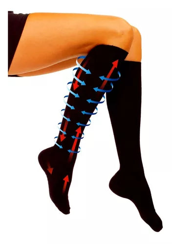 Medias De Compresión Deportiva Unisex Anti varices - LC-015