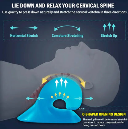 💤 Almohada Cervical Masajeadora Ergonómica – Alivio y Relajación Instantánea