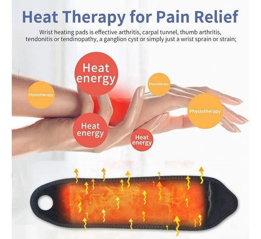 Calentador Anti Dolor 3 en 1 para Muñeca – Terapia de Calor USB