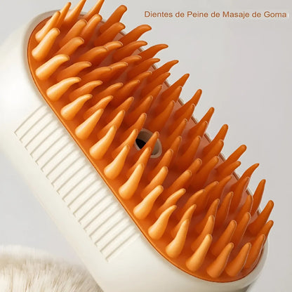 🐶✨ Cepillo de Vapor Eléctrico 3 en 1 para Mascotas — La Revolución del Cuidado Premium en Casa 🐱💛