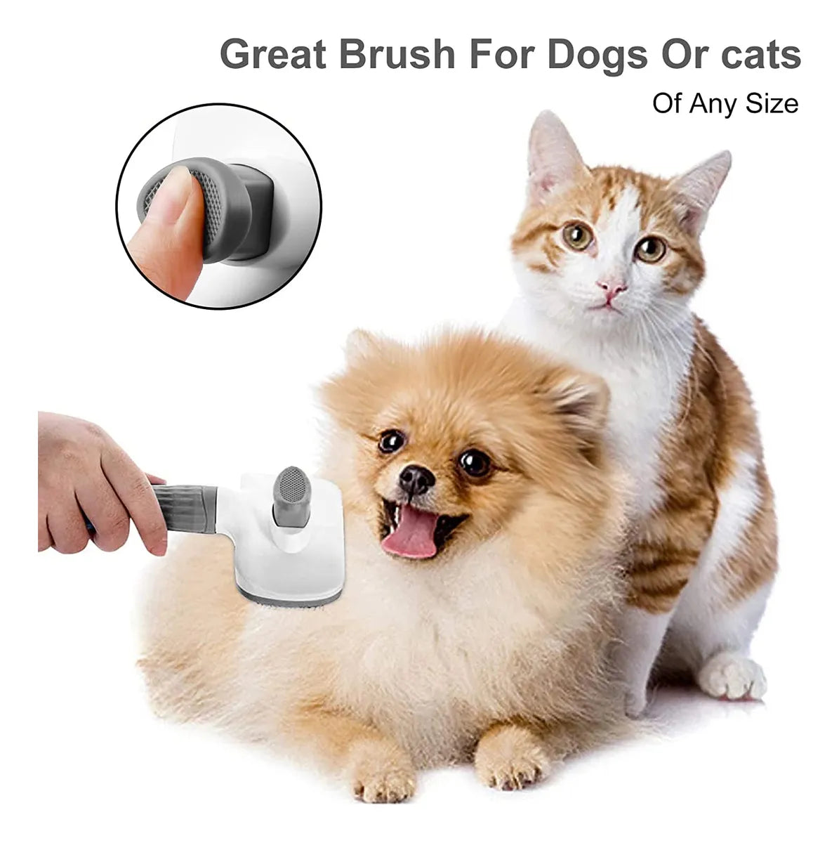 🐾 Cepillo Removedor de Pelo para Mascotas – Automático y Eficiente