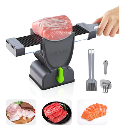 🔪 Cortadora de Carne Fina Multifuncional