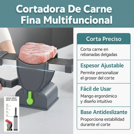 🔪 Cortadora de Carne Fina Multifuncional