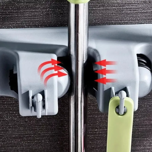 Organizador De Escobas Con Ganchos Aseo