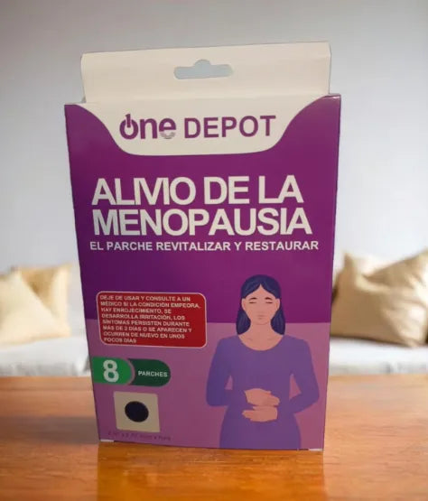 🌸 Parche Alivio de la Menopausia One Depot – 8 Unidades