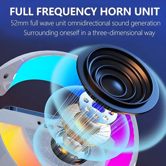 Parlante Bluetooth Lampara Usb Radio Gargador Inalámbrico