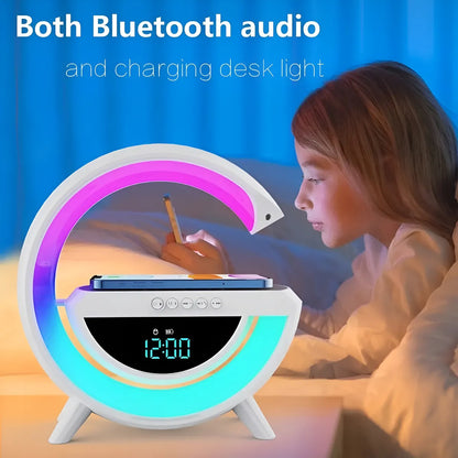Parlante Bluetooth Lampara Usb Radio Gargador Inalámbrico