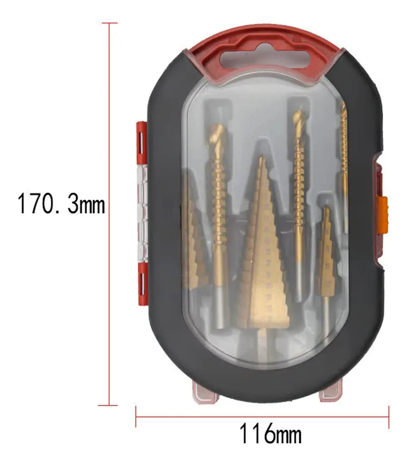 Set de Brocas Escalonadas 5PCS