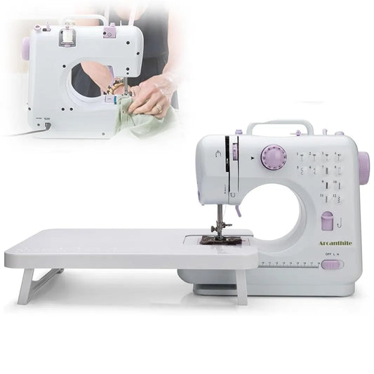 Máquina De Coser Multifuncional Con Mesa 12 Patrones -