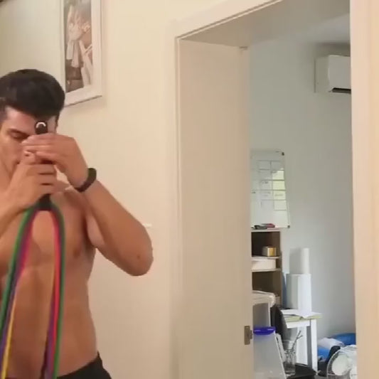 🔥 Kit De Bandas Elásticas De Resistencia – Entrena en Casa, Gym o Donde Quieras 🔥